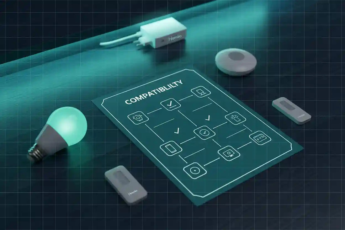 Smart home compatibility checklist with Homiio devices