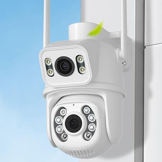 Dual-Lens PTZ Security Camera HD