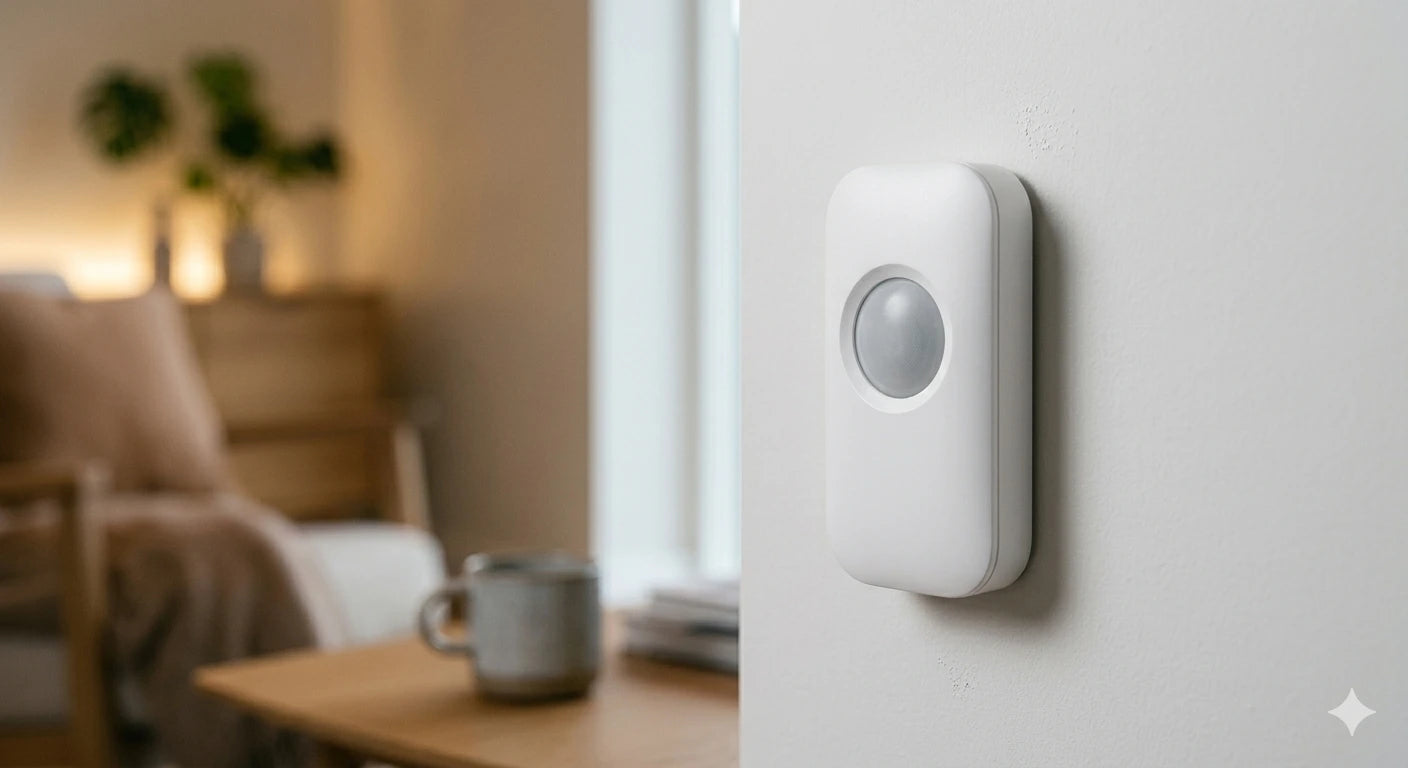 Homiio Smart PIR Motion Sensor – 128°, Instant Alerts, WiFi & Zigbee, Alexa & Google Home Homiio