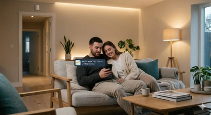 Homiio Smart PIR Motion Sensor – 128°, Instant Alerts, WiFi & Zigbee, Alexa & Google Home Homiio