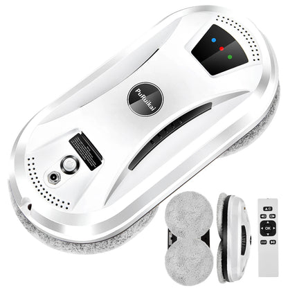 PuRuiKai Window Cleaning Robot | 5600Pa Suction & Remote Control