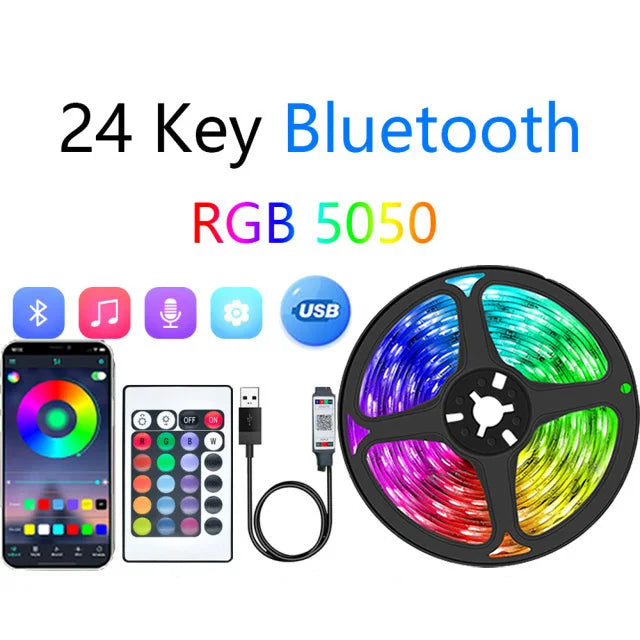 Homiio LED Strip Lights RGB – App & Voice Control, Music Sync, Alexa & Google Home Homiio