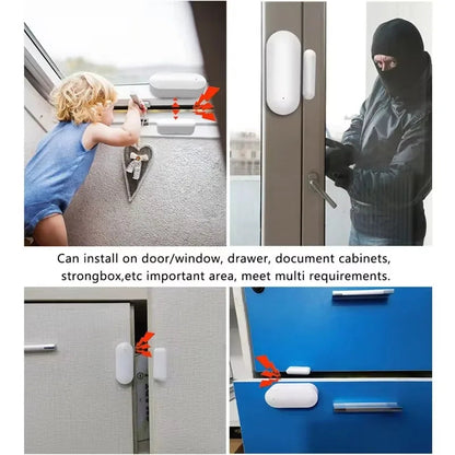 Homiio Smart Door & Window Sensor – Real-Time Alerts, WiFi, Alexa & Google Home Homiio