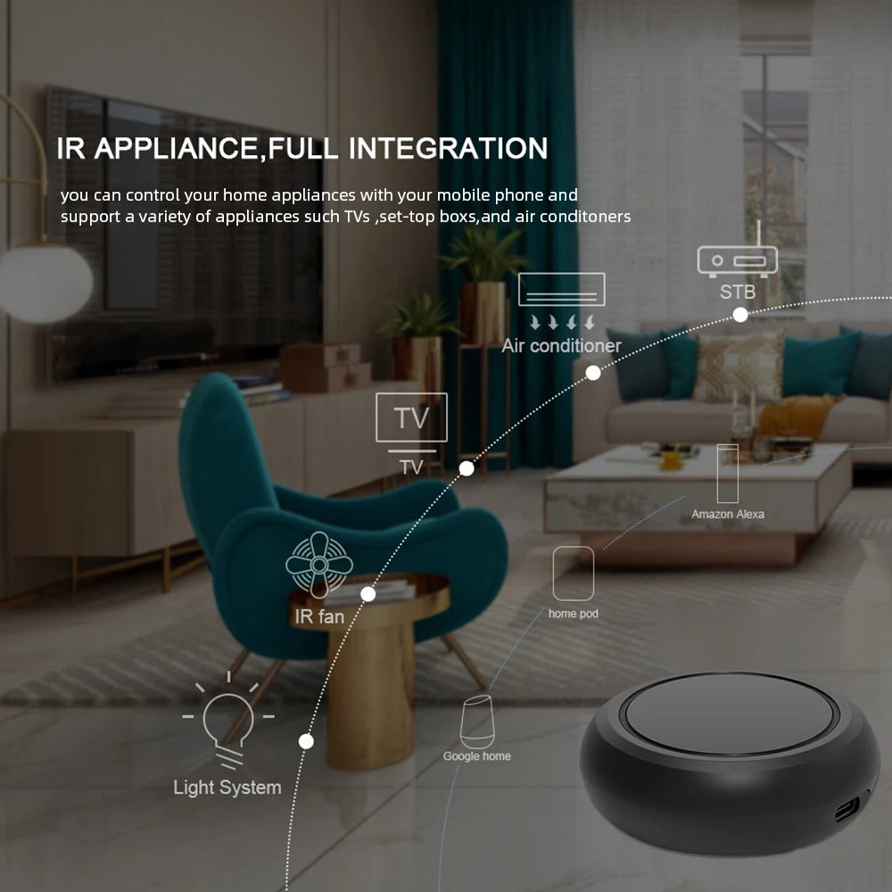Homiio Smart IR Universal Remote Controller – WiFi, Works with Alexa & Google Home Homiio