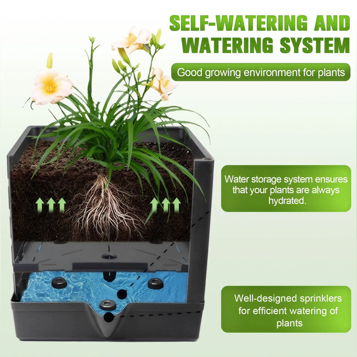 Raised Garden Bed with Trellis