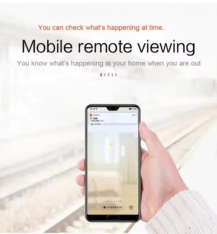 Homiio Smart Door & Window Sensor – Real-Time Alerts, WiFi, Alexa & Google Home Homiio