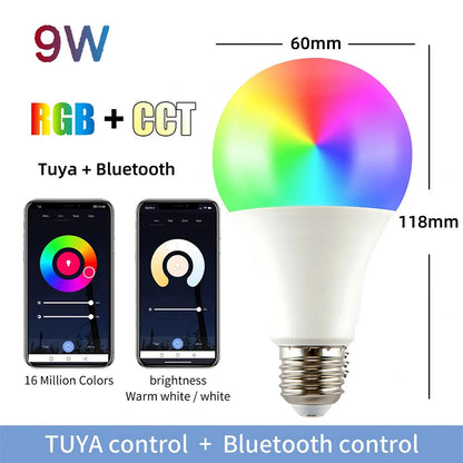 Homiio Smart WiFi LED Bulb – RGB Color, Voice Control, Dimmable, Alexa & Google Homiio