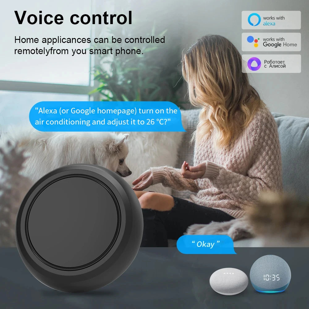 Homiio Smart IR Universal Remote Controller – WiFi, Works with Alexa & Google Home Homiio