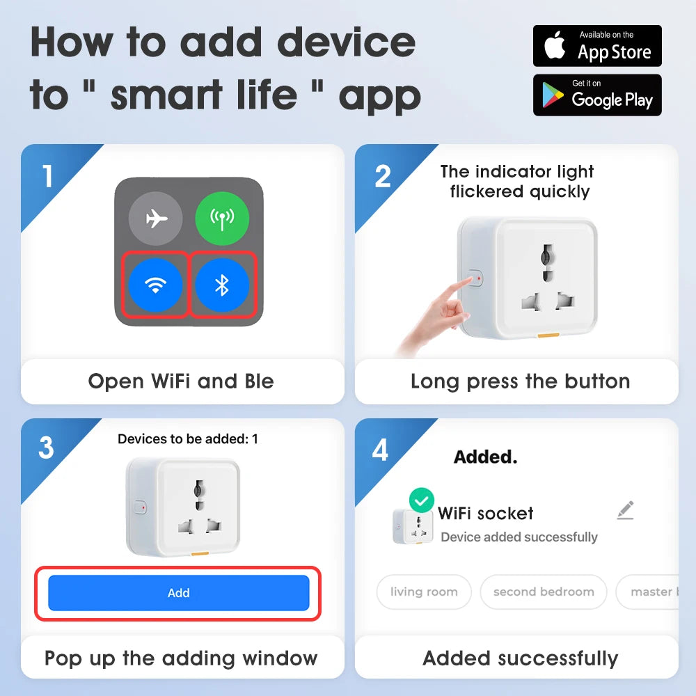 Homiio Smart WiFi Plug – Energy Monitor, Voice Control, No Hub, Alexa & Google Home Homiio