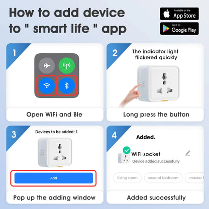Homiio Smart WiFi Plug – Energy Monitor, Voice Control, No Hub, Alexa & Google Home Homiio
