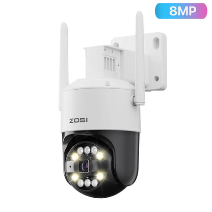 ZOSI Outdoor Security Camera | Pan & Tilt, Auto Tracking