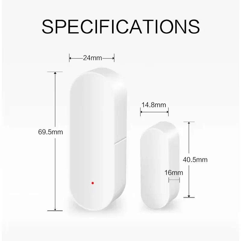 Homiio Smart Door & Window Sensor – Real-Time Alerts, WiFi, Alexa & Google Home Homiio
