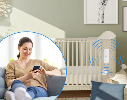 Homiio Smart WiFi Vibration Sensor – Door & Window Security, Real-Time App Alerts Homiio