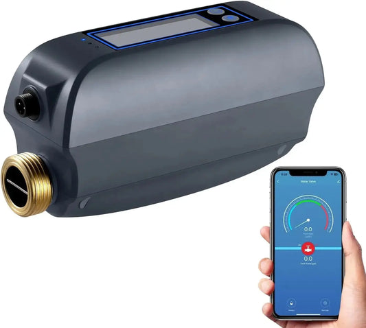 Haozee Smart WiFi Water Shutoff Valve — Auto Leak Detection, Flow Meter, App Control Haozee