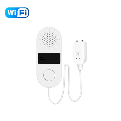 Homiio Smart WiFi Water Leak Detector | Loud Alarm, Instant App Alerts, Alexa & Google Home