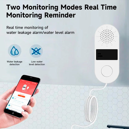 Homiio Smart WiFi Water Leak Detector | Loud Alarm, Instant App Alerts, Alexa & Google Home