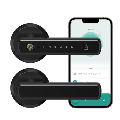Home Security Bundle | Fingerprint Lock + Solar Camera