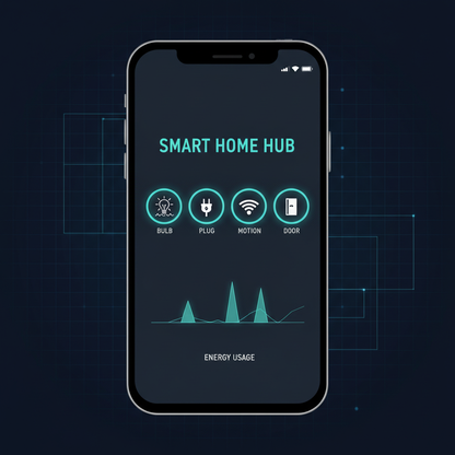 Homiio Bundle – app dashboard control mockup